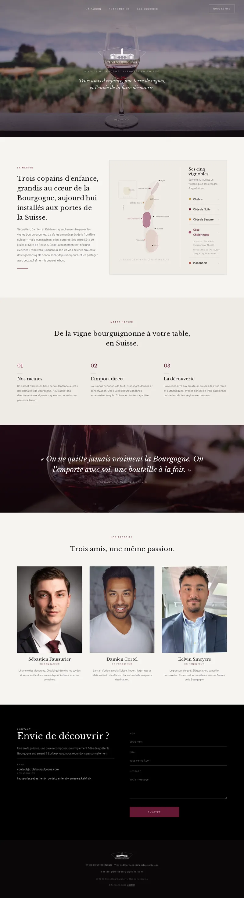 Trois Bourguignons